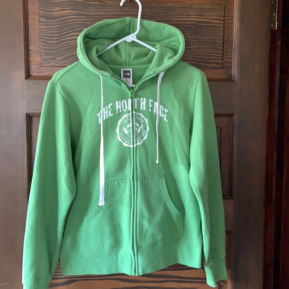 North Face Zip Up Sweatshirt